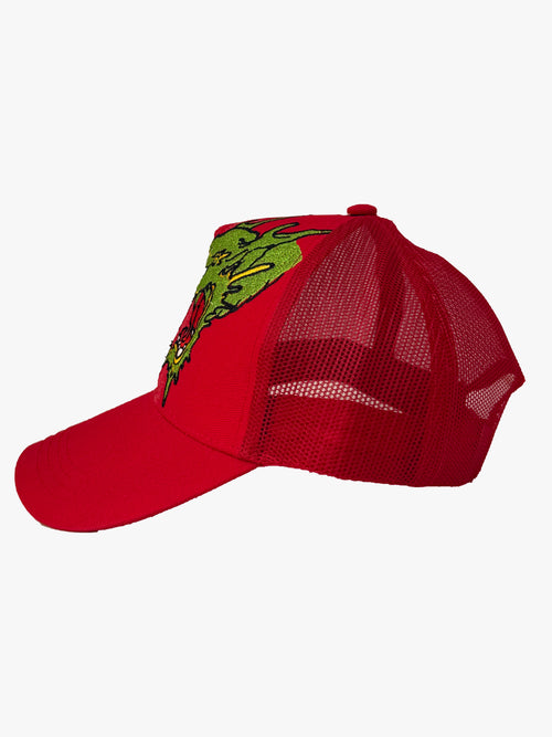 Gorra dragón roja